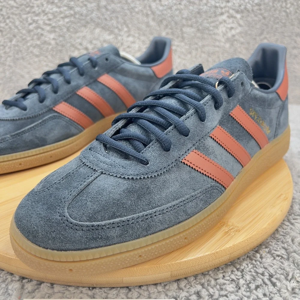 Adidas Handball Spezial Shoes Mens 12 Blue Gum Suede Leather Retro JH5436 - Picture 11 of 13